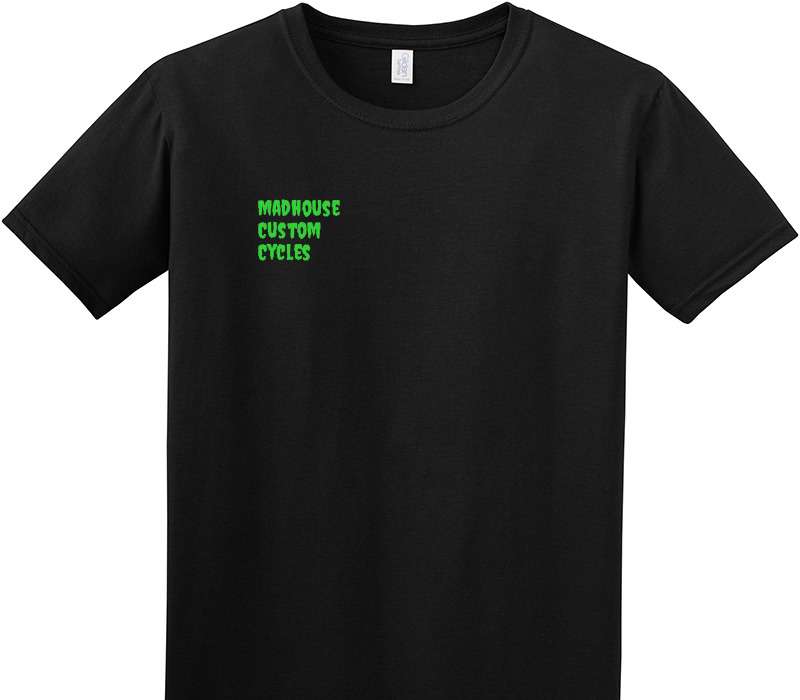 Custom Adult Soft Style 100% Cotton Black T-Shirt