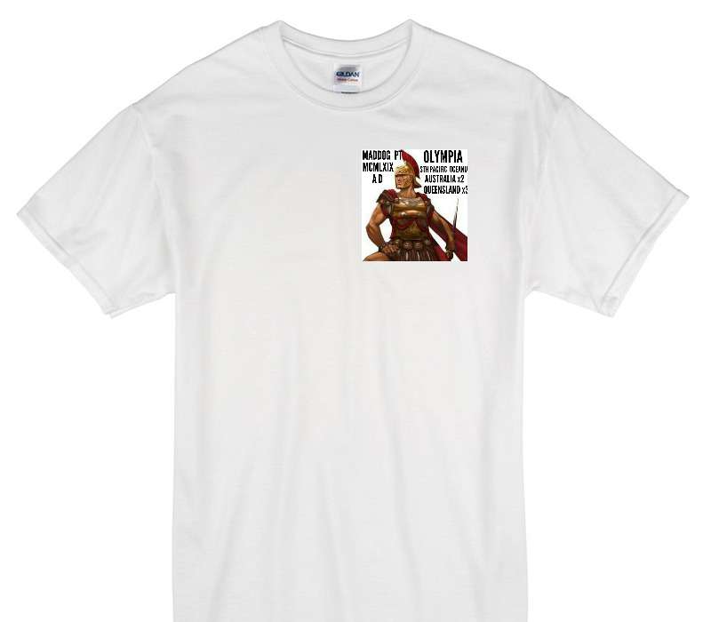 Custom Gildan 100% Cotton White T-Shirt