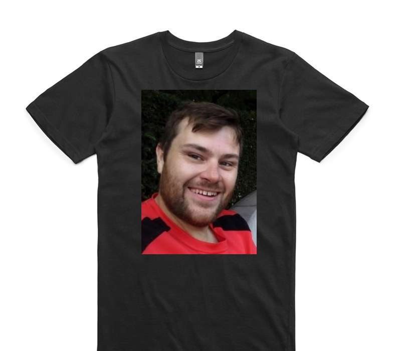 Custom AS Colour 100% Cotton Black T-Shirt