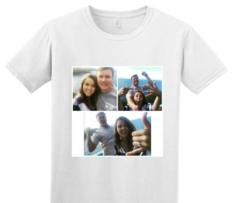 Custom Adult Soft Style 100% Cotton White T-Shirt