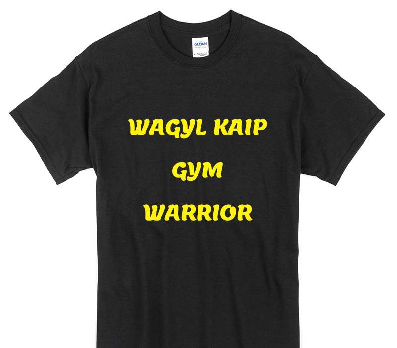 Custom Gildan 100% Cotton Black T-Shirt