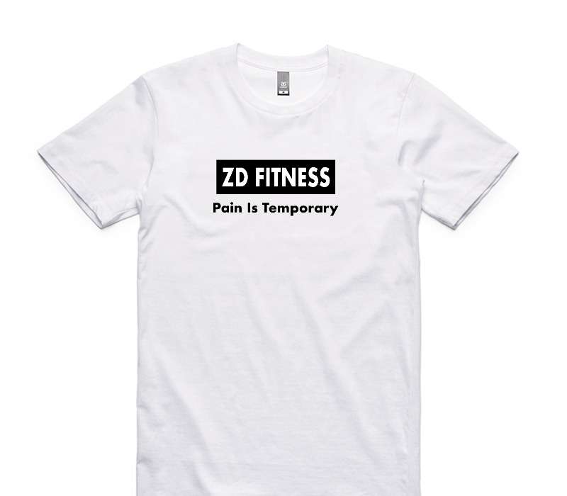 Custom AS Colour 100% Cotton White T-Shirt