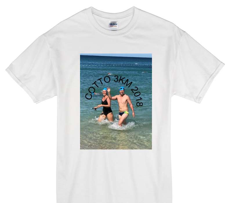 Custom Gildan 100% Cotton White T-Shirt