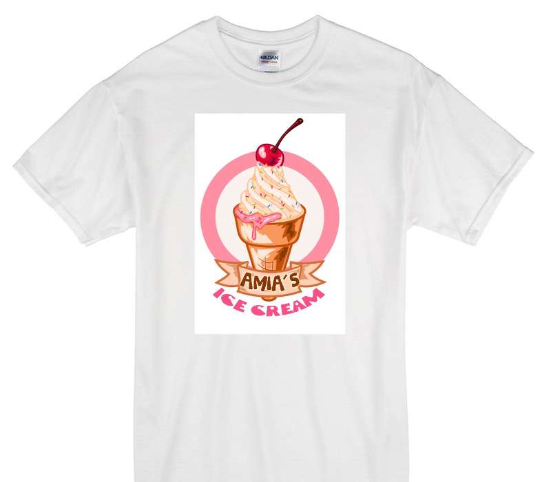 Custom Gildan 100% Cotton White T-Shirt