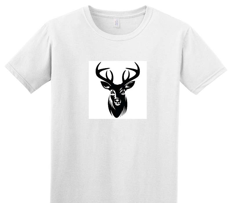 Custom Adult Soft Style 100% Cotton White T-Shirt