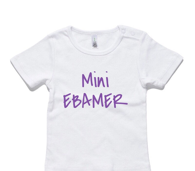 Custom AS Colour White Baby T-Shirt