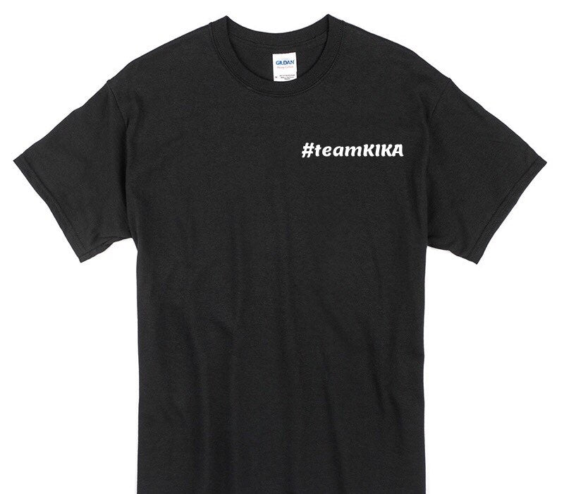 Custom Gildan 100% Cotton Black T-Shirt