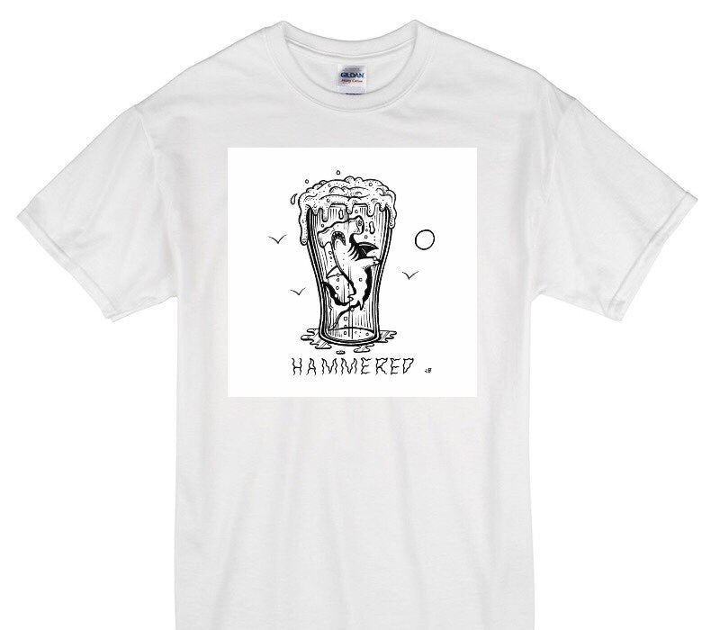 Custom Gildan 100% Cotton White T-Shirt