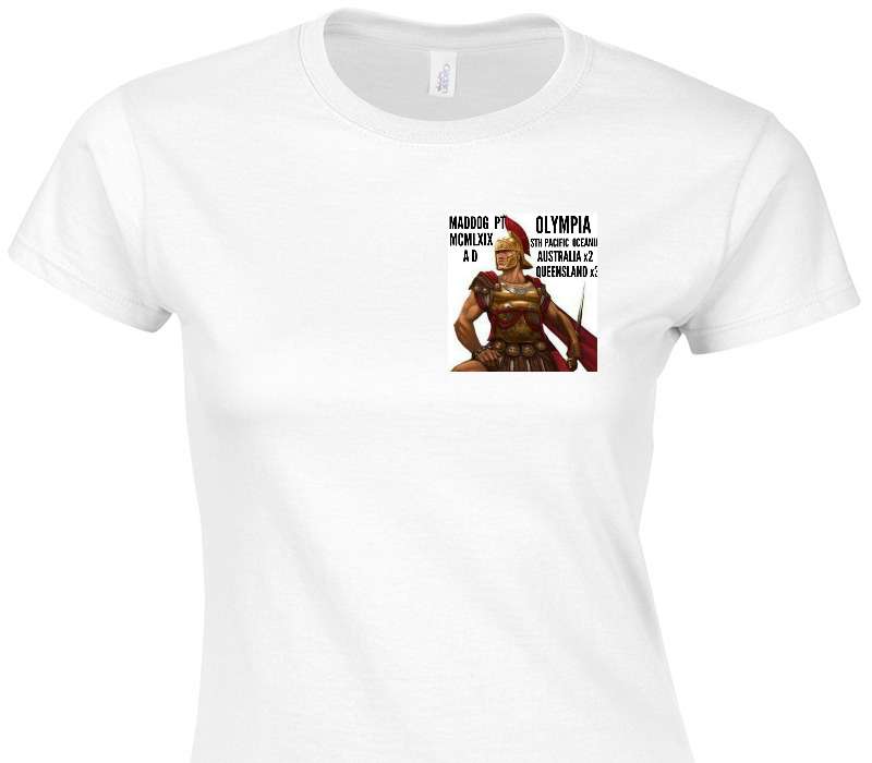 Custom Womens Soft Style 100% Cotton White T-Shirt