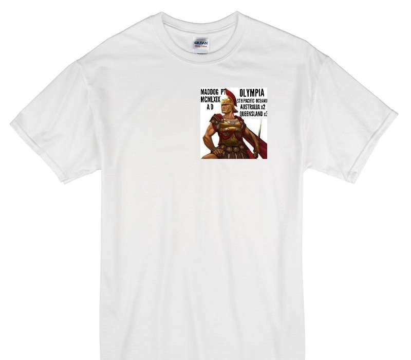 Custom Gildan 100% Cotton White T-Shirt