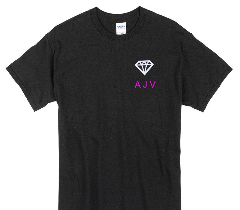 Custom Gildan 100% Cotton Black T-Shirt