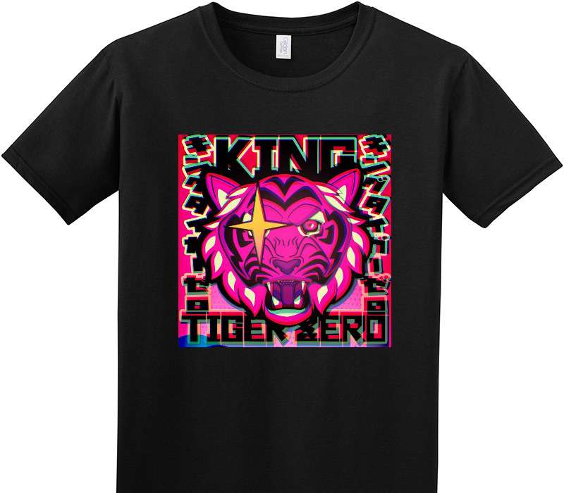 Custom Adult Soft Style 100% Cotton Black T-Shirt