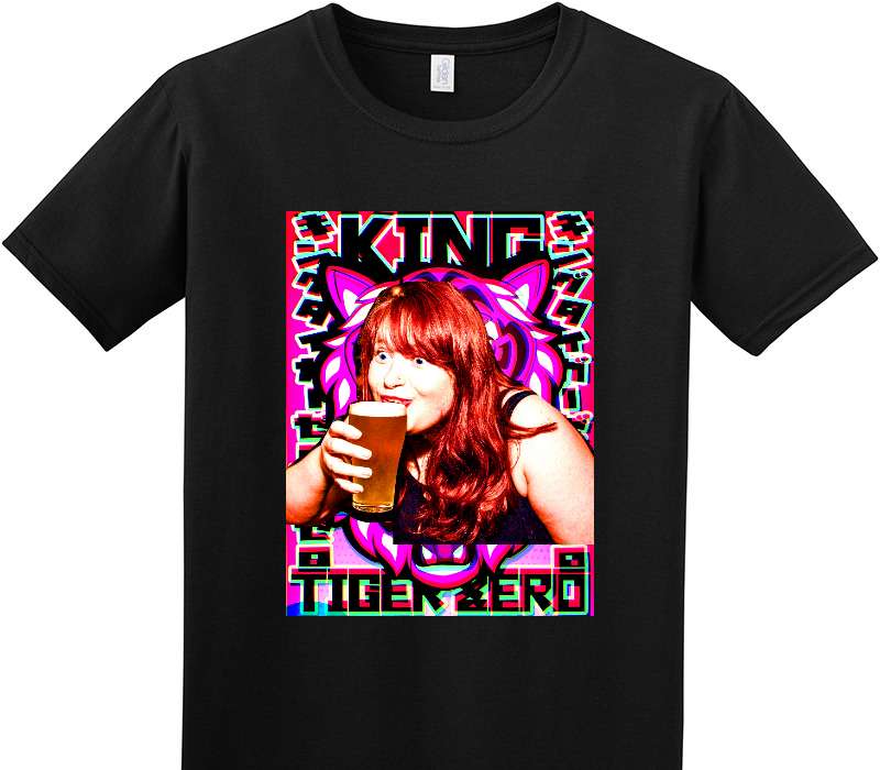 Custom Adult Soft Style 100% Cotton Black T-Shirt