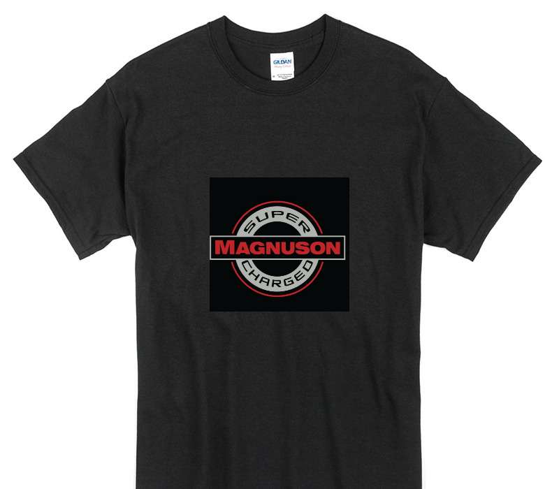 Custom Gildan 100% Cotton Black T-Shirt