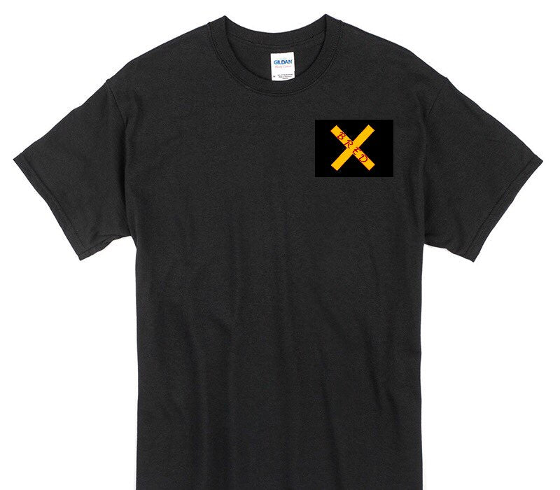 Custom Gildan 100% Cotton Black T-Shirt