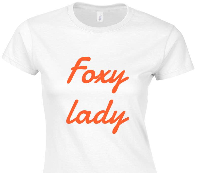 Custom Womens Soft Style 100% Cotton White T-Shirt
