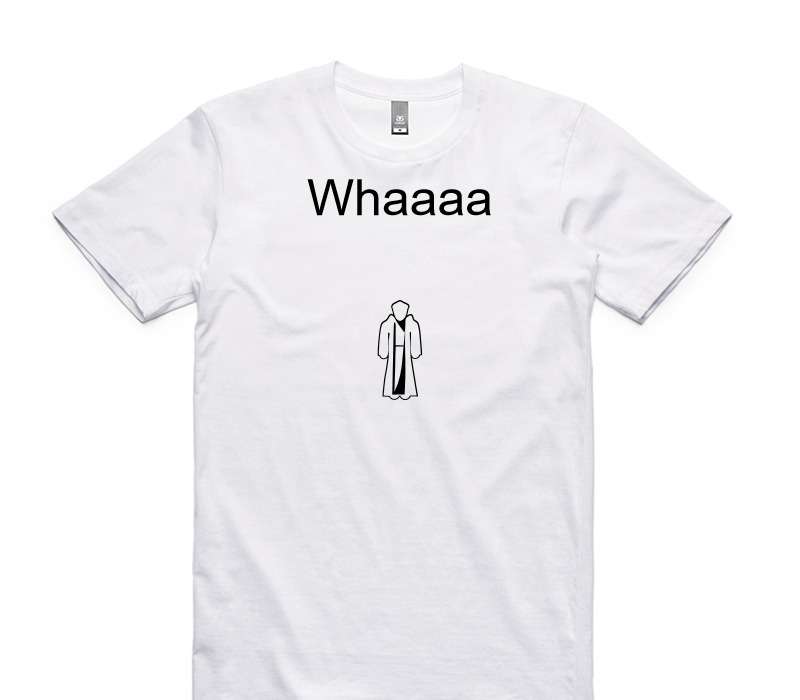 Custom AS Colour 100% Cotton White T-Shirt