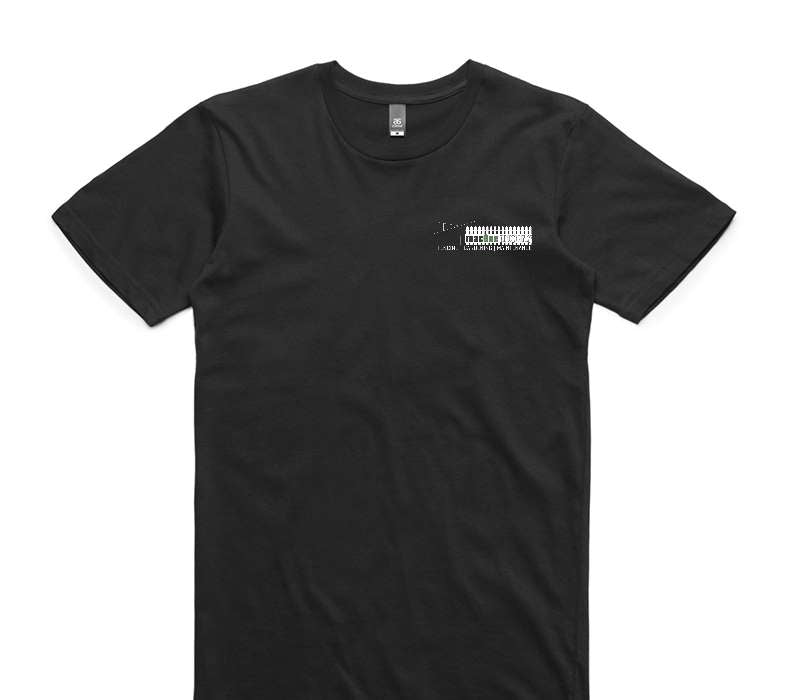 Custom AS Colour 100% Cotton Black T-Shirt