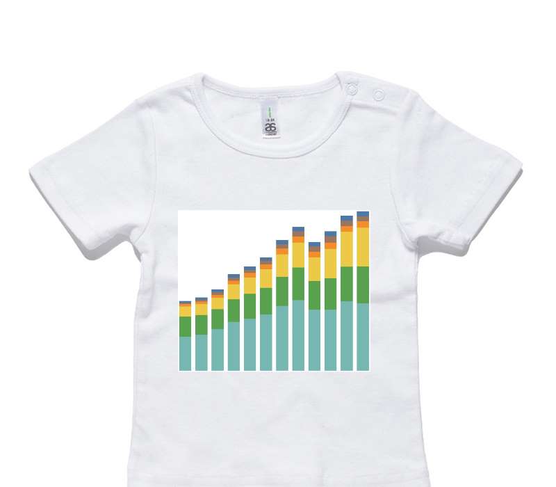 Custom AS Colour White Baby T-Shirt