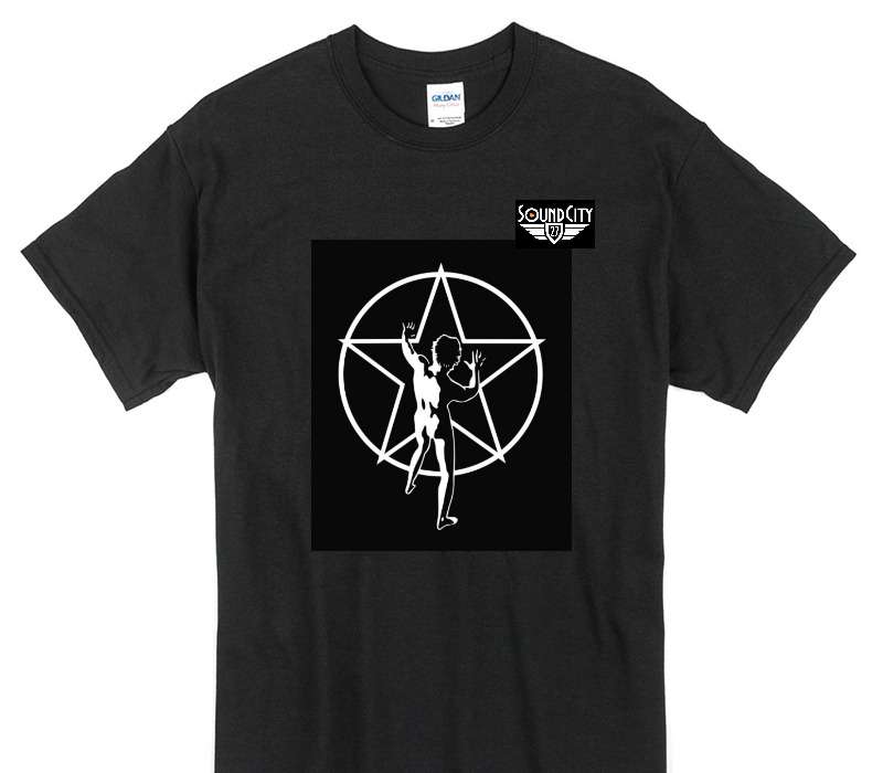 Custom Gildan 100% Cotton Black T-Shirt