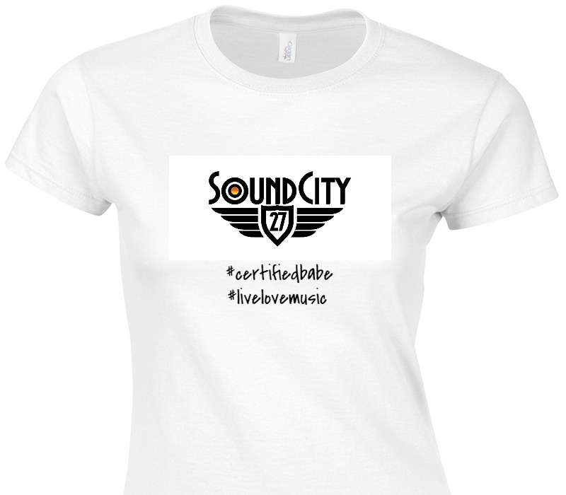 Custom Womens Soft Style 100% Cotton White T-Shirt