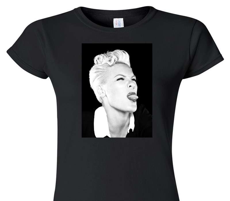 Custom Womens Soft Style 100% Cotton Black T-Shirt