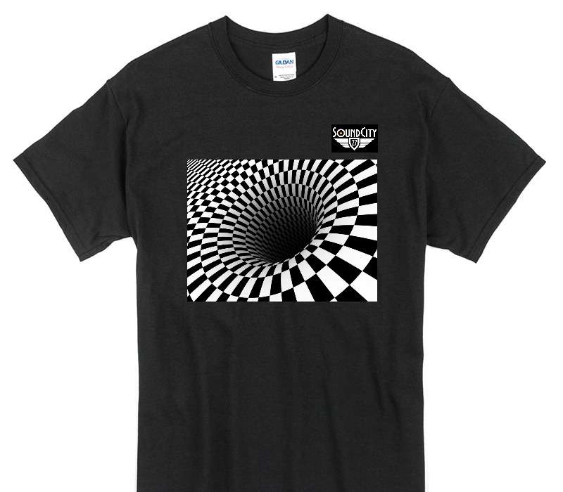 Custom Gildan 100% Cotton Black T-Shirt