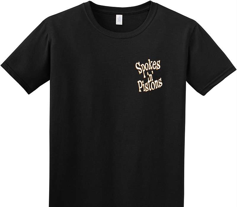 Custom Adult Soft Style 100% Cotton Black T-Shirt