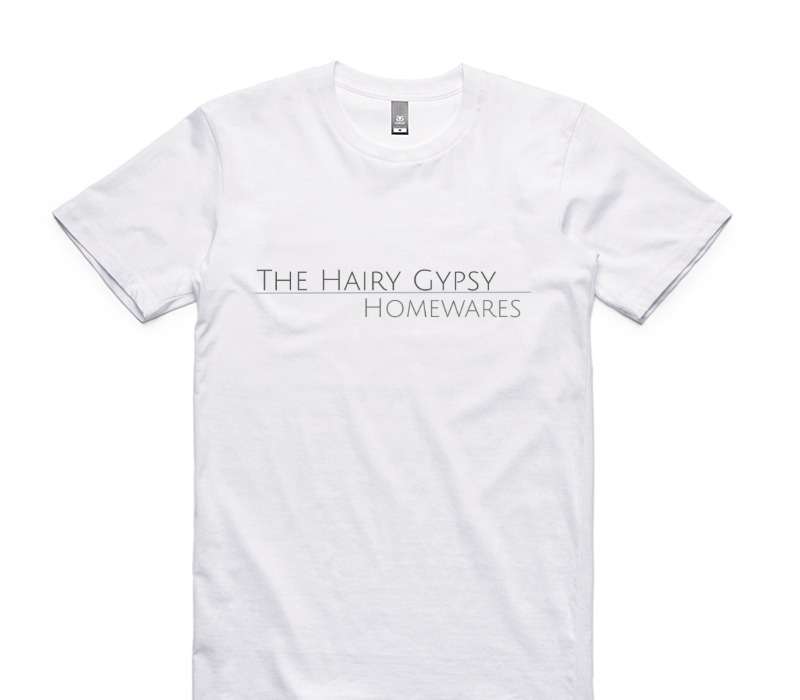 Custom AS Colour 100% Cotton White T-Shirt