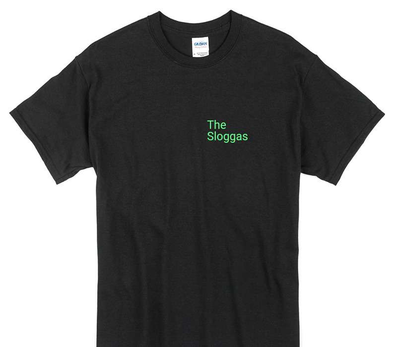 Custom Gildan 100% Cotton Black T-Shirt