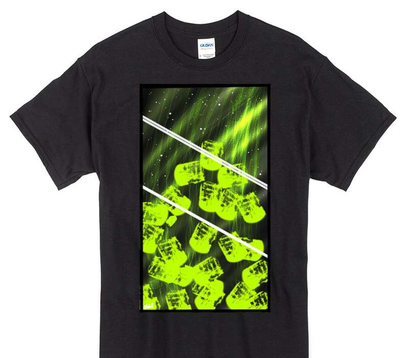 Custom Gildan 100% Cotton Black T-Shirt