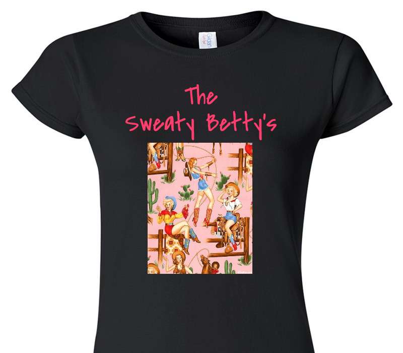 Custom Womens Soft Style 100% Cotton Black T-Shirt