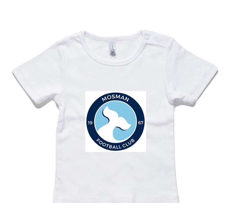 Custom AS Colour White Baby T-Shirt