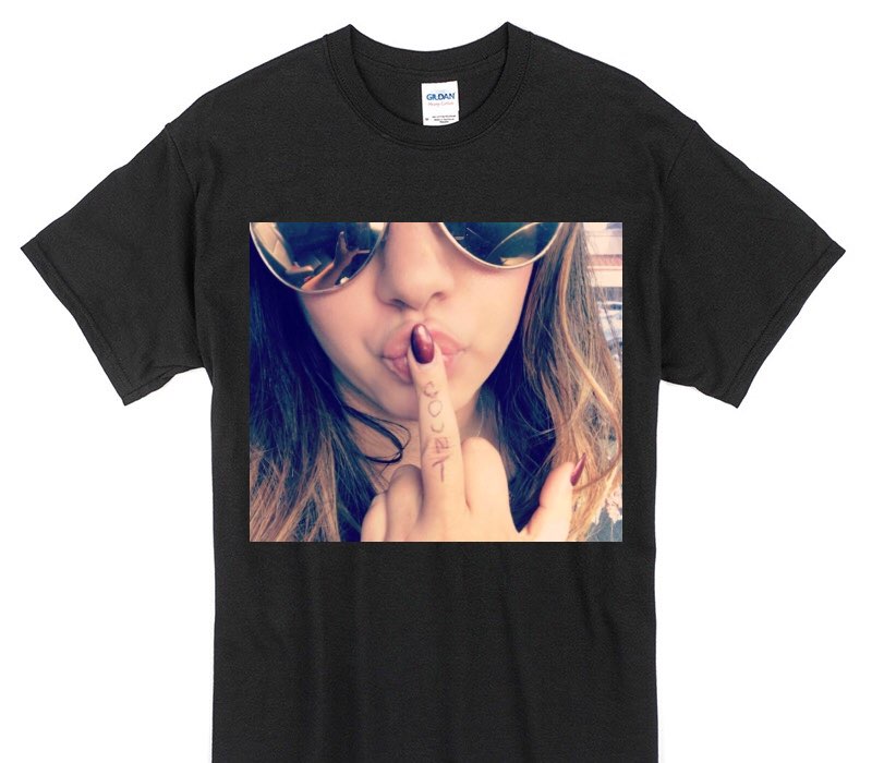 Custom Gildan 100% Cotton Black T-Shirt