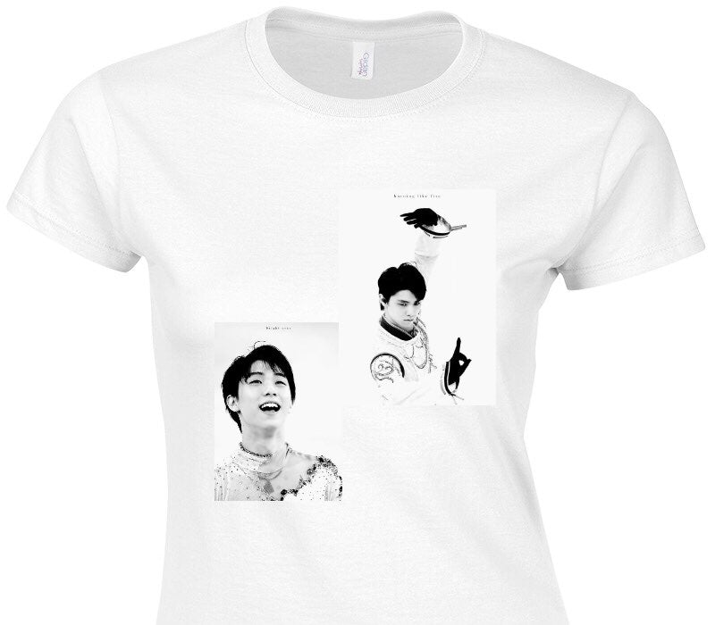 Custom Womens Soft Style 100% Cotton White T-Shirt