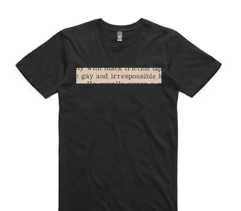 Custom AS Colour 100% Cotton Black T-Shirt