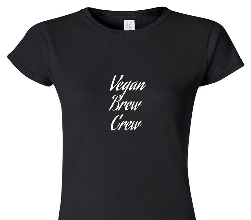Custom Womens Soft Style 100% Cotton Black T-Shirt