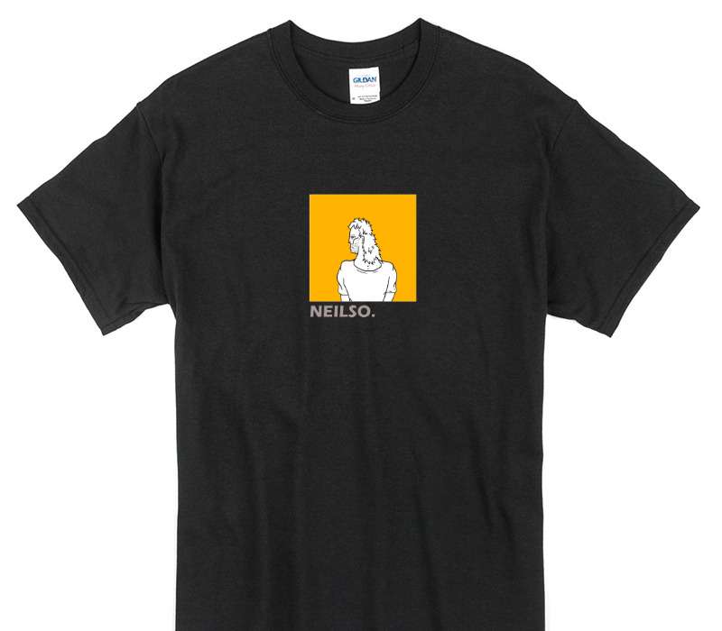 Custom Gildan 100% Cotton Black T-Shirt
