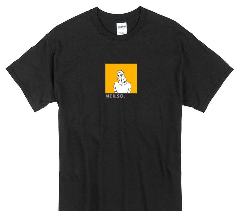 Custom Gildan 100% Cotton Black T-Shirt