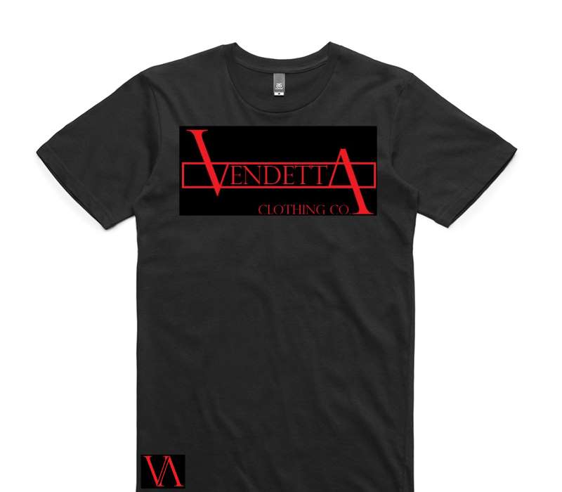 Custom AS Colour 100% Cotton Black T-Shirt