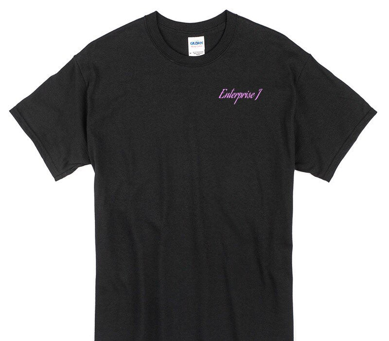 Custom Gildan 100% Cotton Black T-Shirt