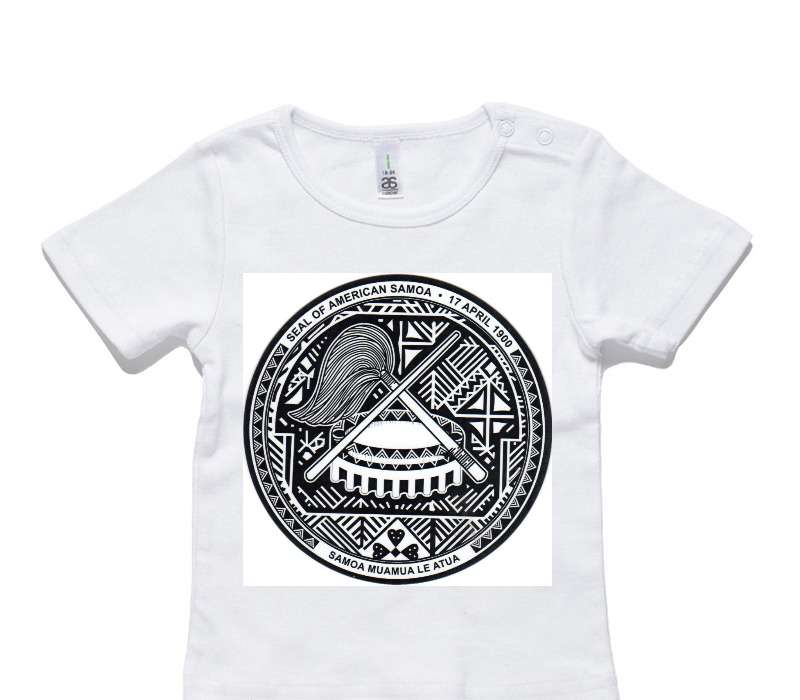 Custom AS Colour White Baby T-Shirt