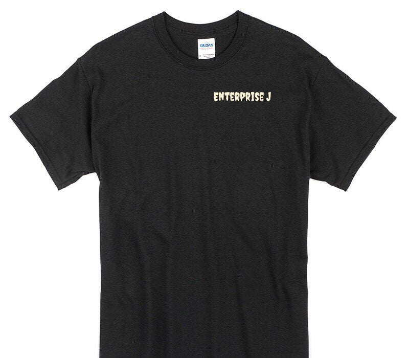 Custom Gildan 100% Cotton Black T-Shirt