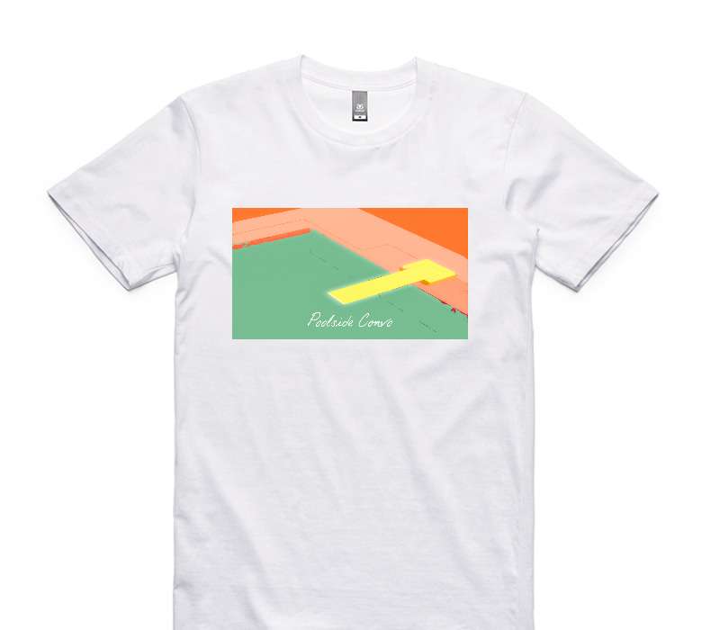 Custom AS Colour 100% Cotton White T-Shirt