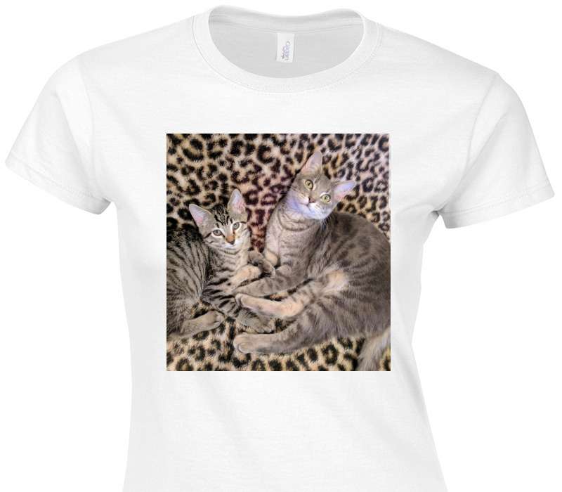 Custom Womens Soft Style 100% Cotton White T-Shirt