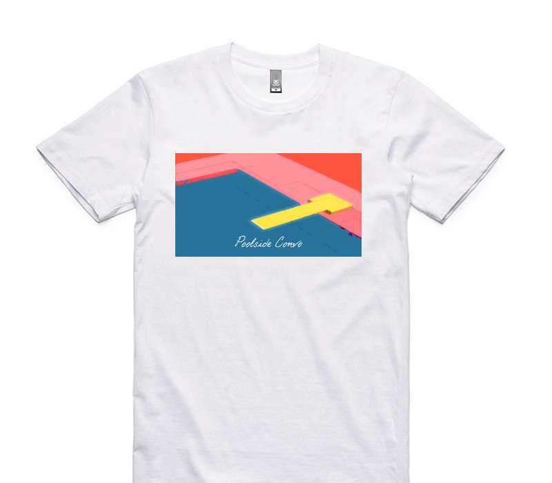 Custom AS Colour 100% Cotton White T-Shirt