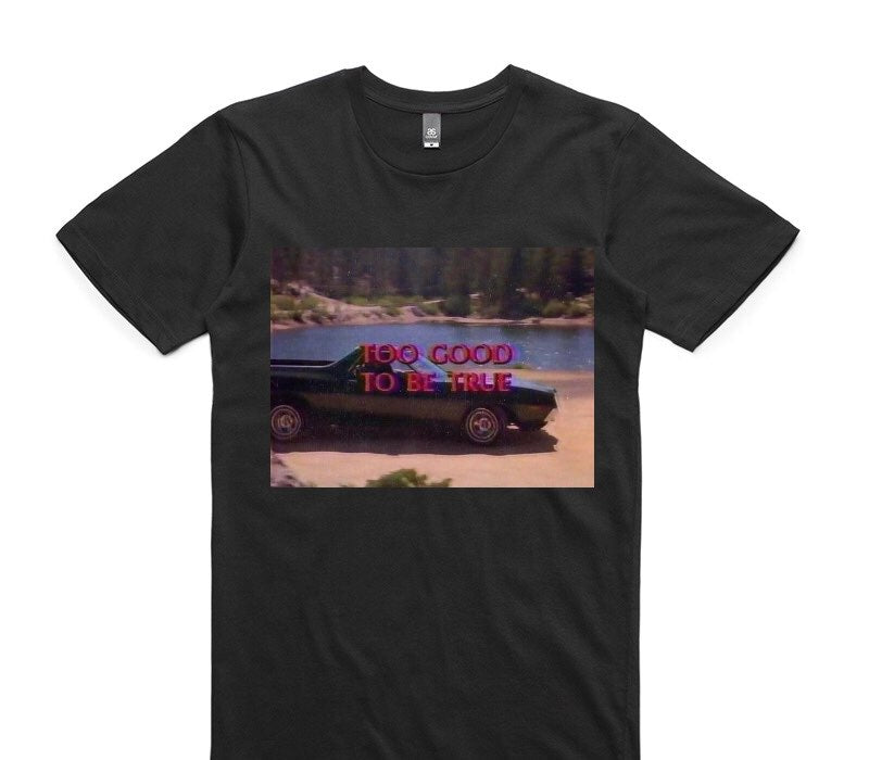 Custom AS Colour 100% Cotton Black T-Shirt