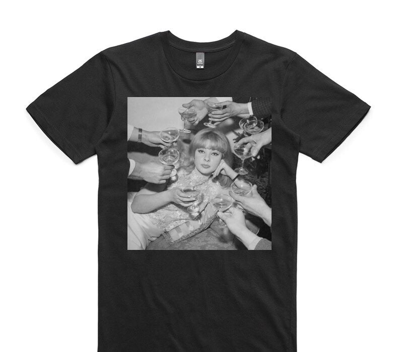Custom AS Colour 100% Cotton Black T-Shirt