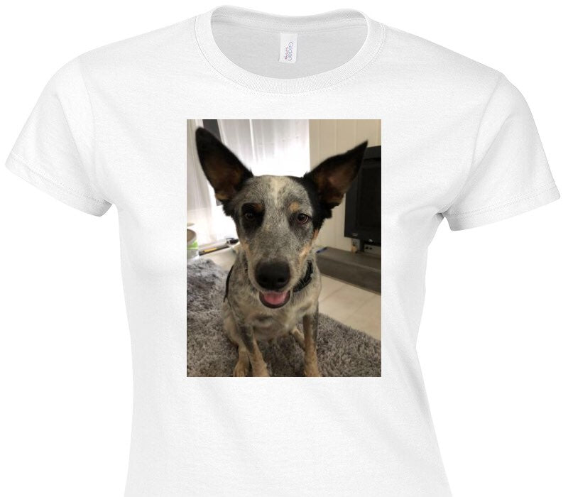 Custom Womens Soft Style 100% Cotton White T-Shirt