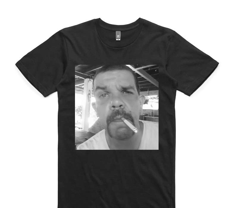 Custom AS Colour 100% Cotton Black T-Shirt